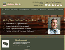 Tablet Screenshot of hankslaw.com